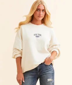 Tops | FITZ + EDDI New York Pullover - One Size Stone