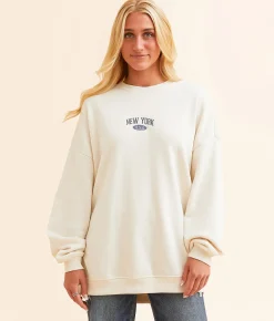 Tops | FITZ + EDDI New York Pullover - One Size Stone