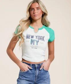 FITZ + EDDI New York T-Shirt Birch Online