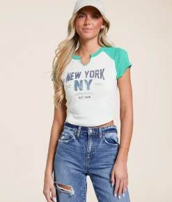 FITZ + EDDI New York T-Shirt Birch Online