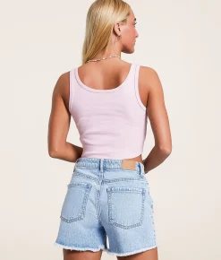 Billabong Nice Feeling Cropped Tank Top Amethyst Smoke Hot
