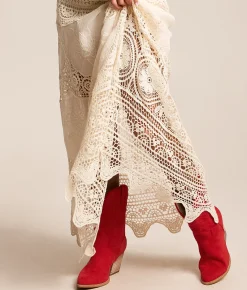 Mi.iM Nicole Western Boot Red New