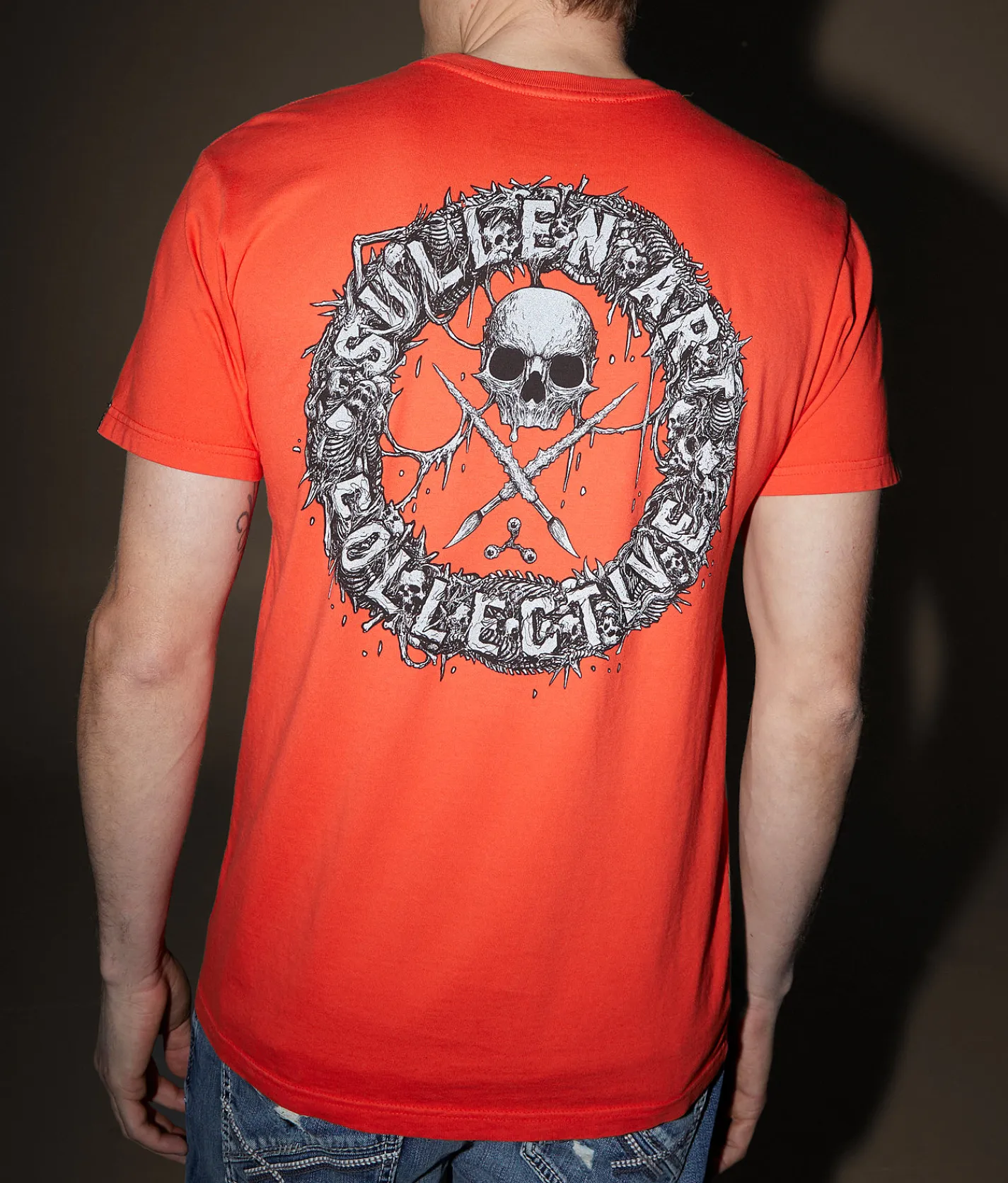 Tops|Graphic T-Shirts | Sullen Nightmare Badge T-Shirt Poinciana