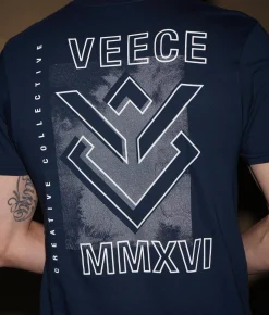 Veece Nightshade T-Shirt Navy Hot