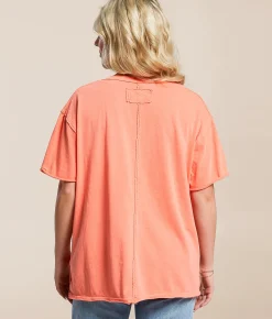 Free People Nina T-Shirt Ivory Discount