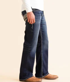 Buckle Black Nine Boot Stretch Jean Pecos New