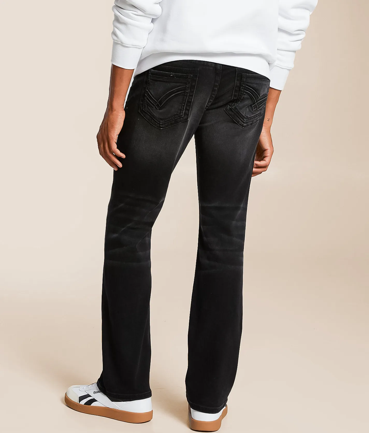 Buckle Black Nine Boot Stretch Jean Old Town