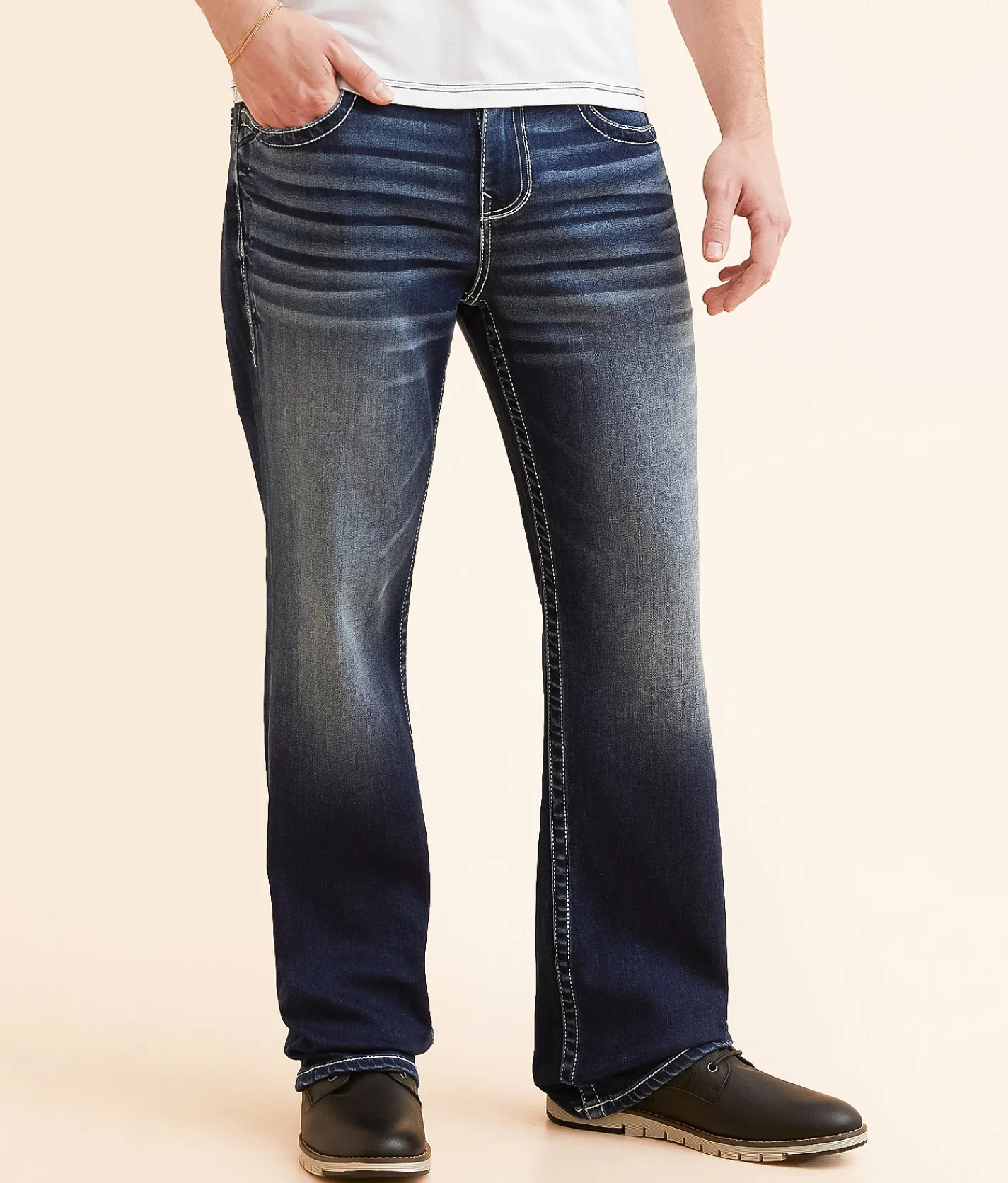 Buckle Black Nine Boot Stretch Jean Arno Sale