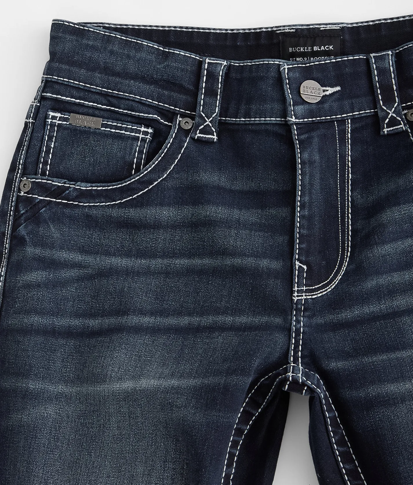 Buckle Black Nine Boot Stretch Jean Fir Hot