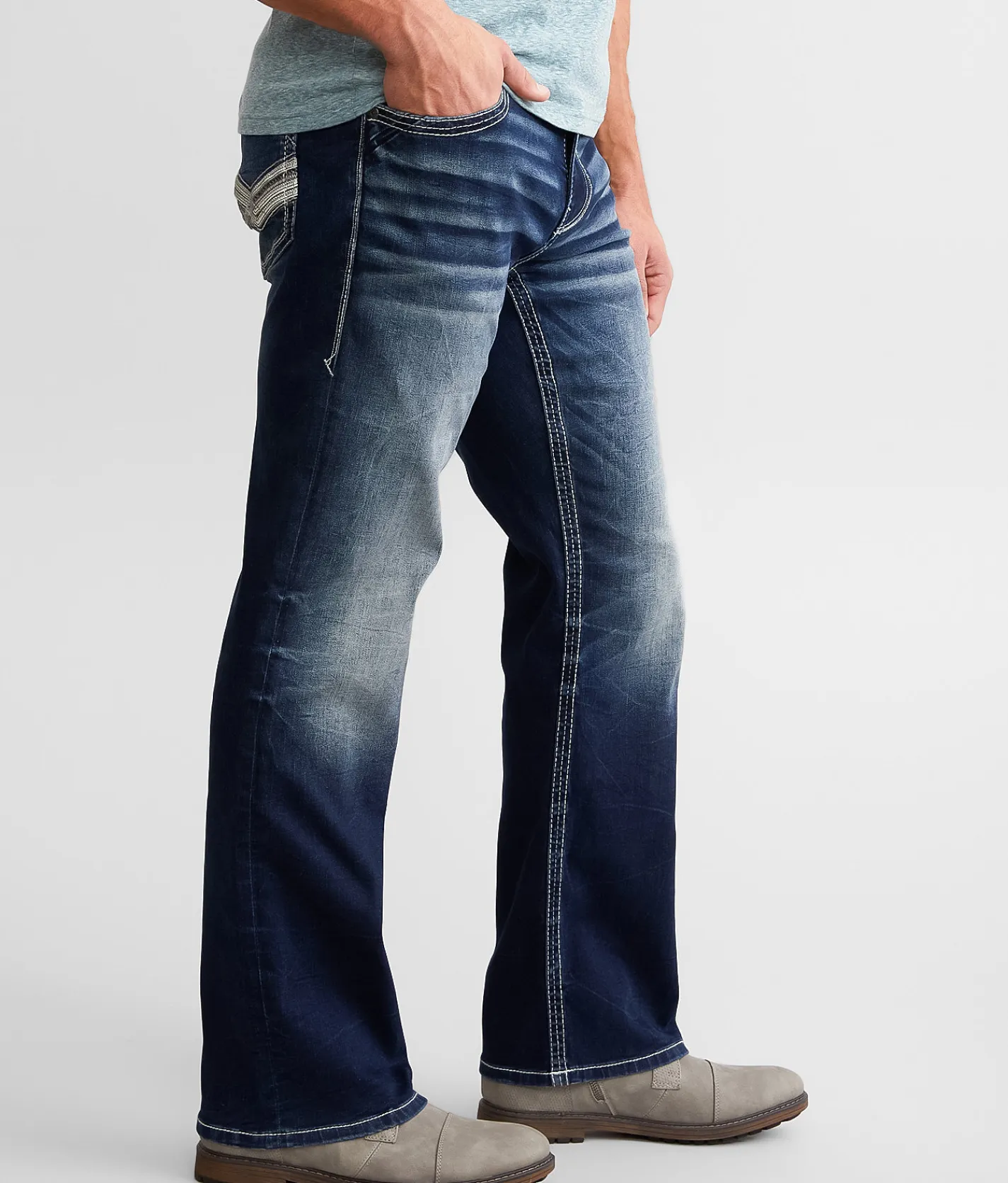 Buckle Black Nine Boot Stretch Jean Coffee Bay Hot