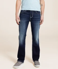 Bottoms|Buckle Black Jeans | Buckle Black Nine Straight Stretch Jean Elvire