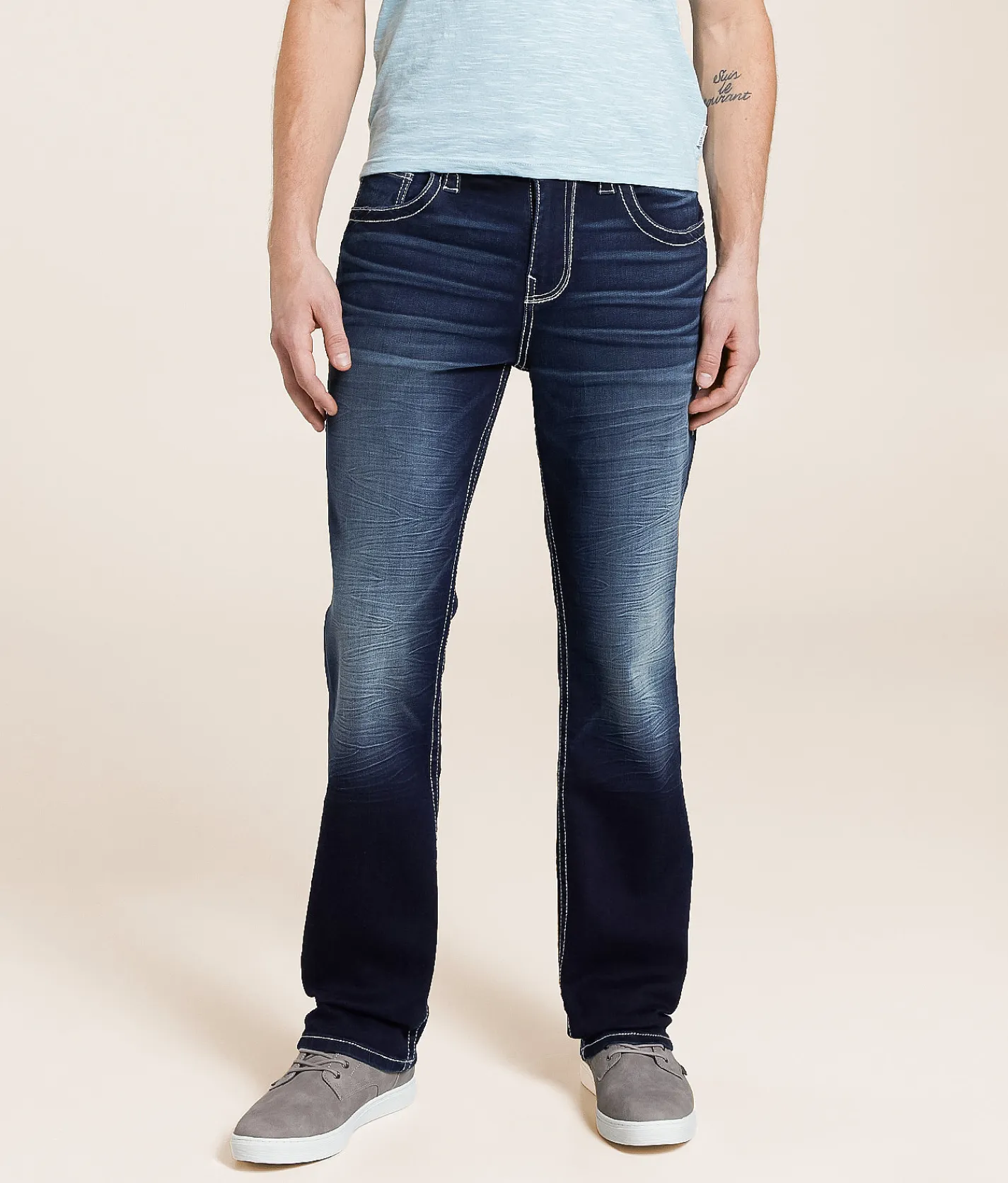 Bottoms|Buckle Black Jeans | Buckle Black Nine Straight Stretch Jean Elvire