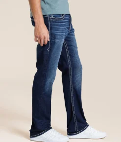 Bottoms | Buckle Black Nine Straight Stretch Jean Long Island