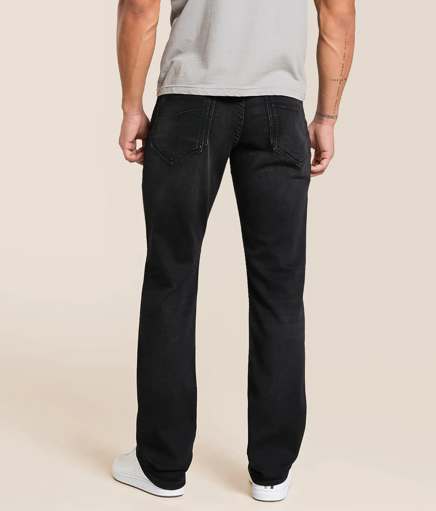 Buckle Black Nine Straight Stretch Jean Ashwood Sale