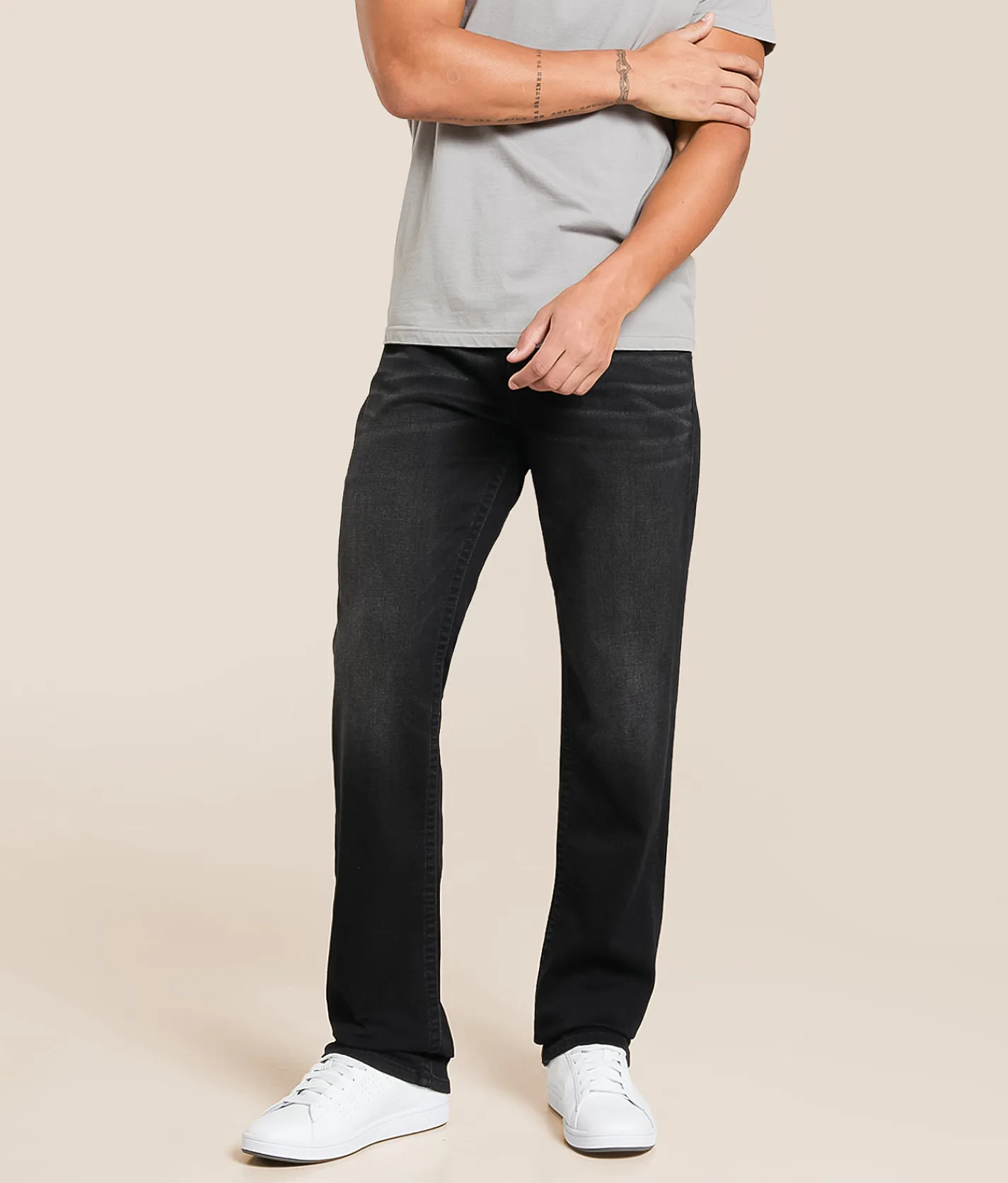 Buckle Black Nine Straight Stretch Jean Ashwood Sale