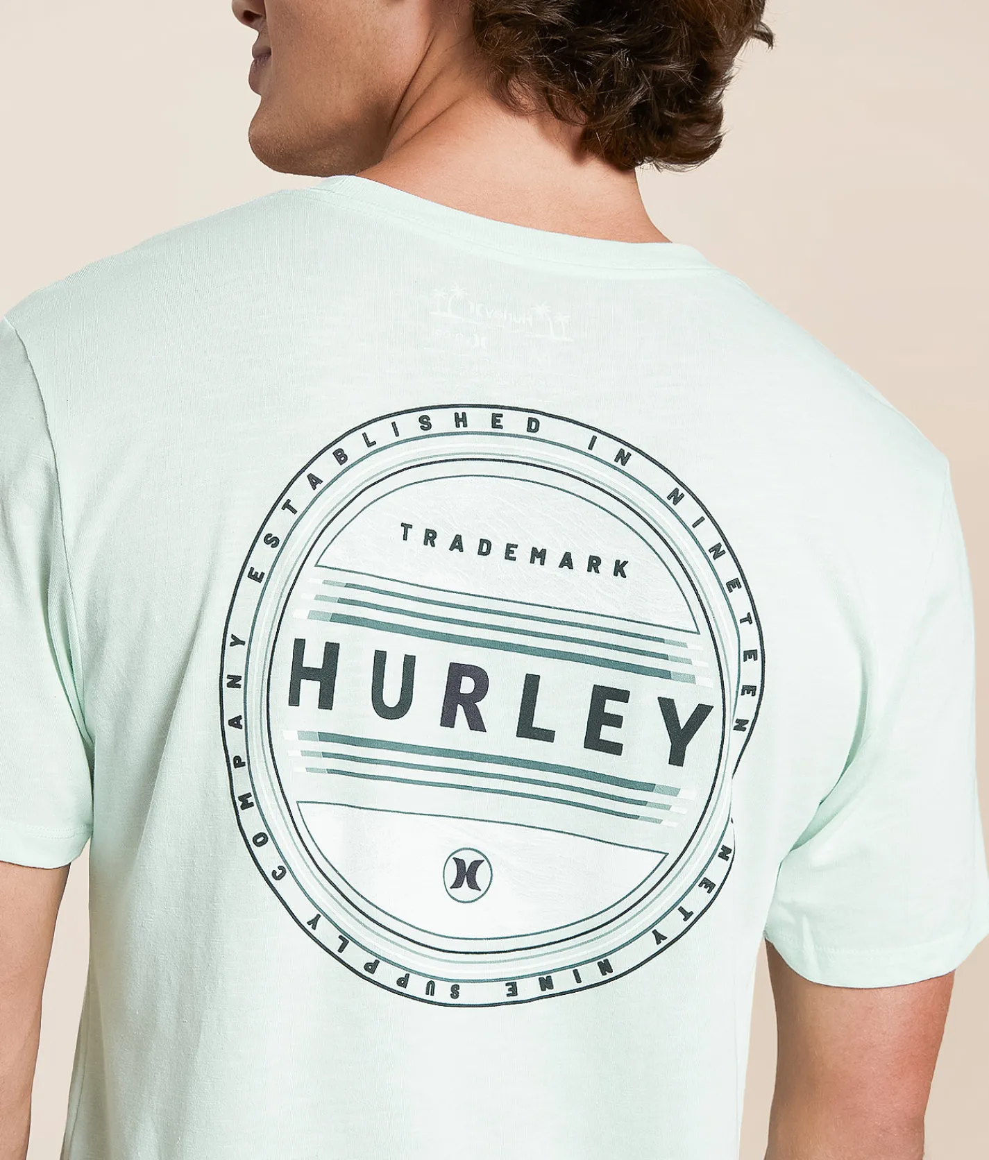 Hurley Node T-Shirt Soothing Sea Discount