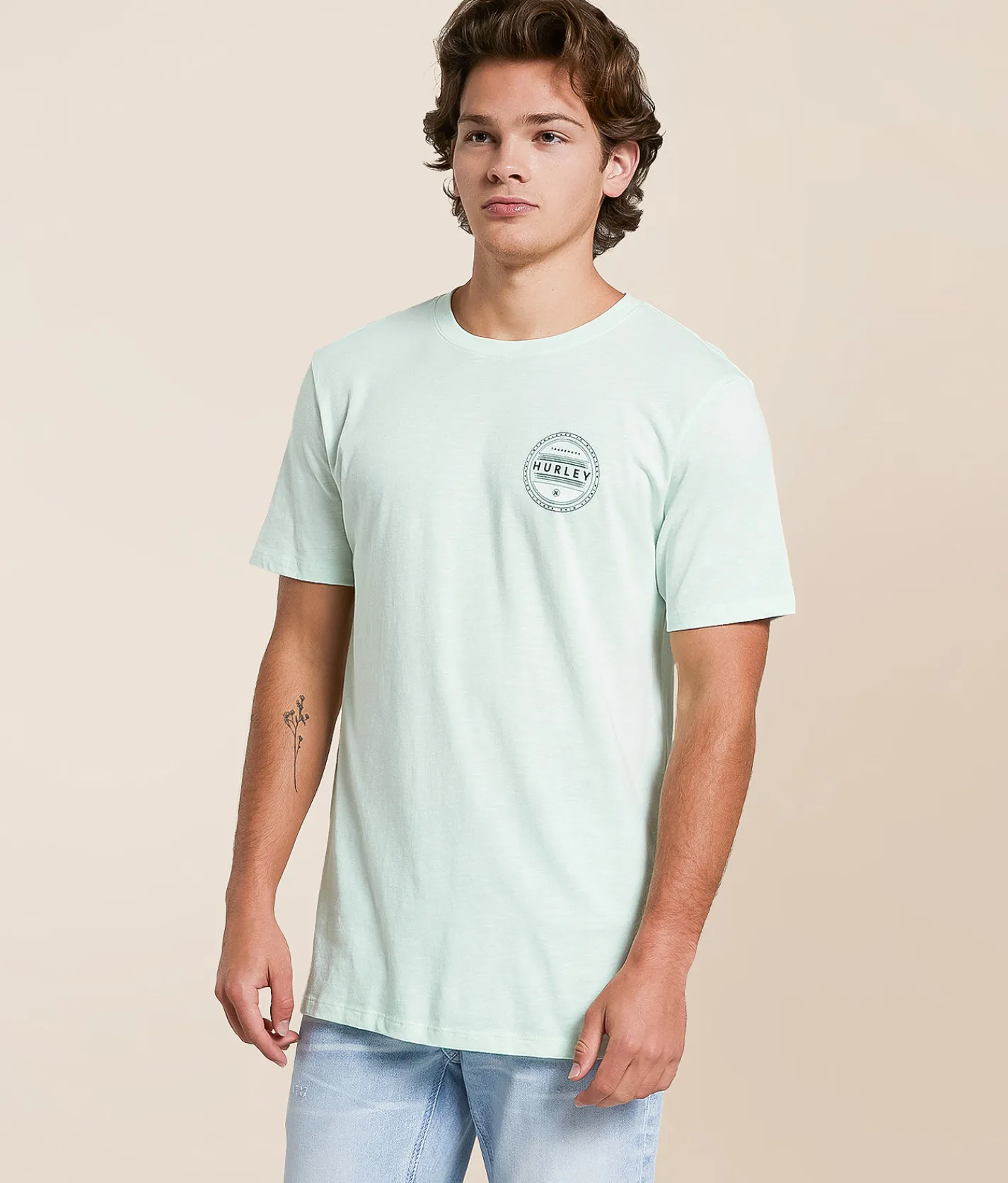 Hurley Node T-Shirt Soothing Sea Discount