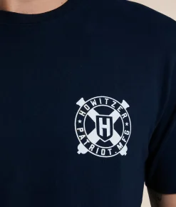 Tops|Graphic T-Shirts | Howitzer No Fear T-Shirt Obsidian