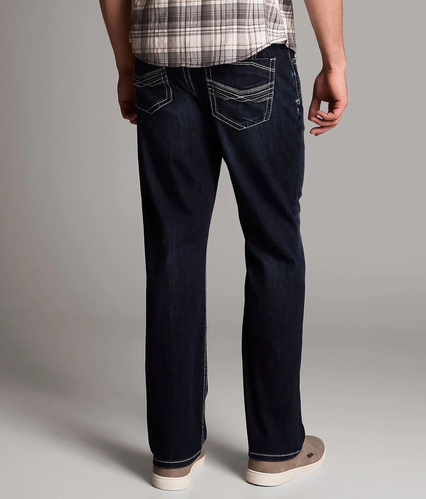 BKE Nolan Straight Stretch Jean Lagrosa Hot