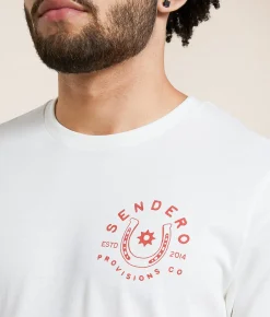 Sendero Provisions Co. No Luck T-Shirt Vintage White