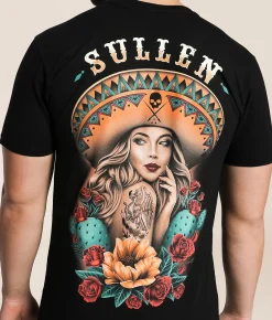 Graphic T-Shirts | Sullen Nopales T-Shirt Jet Black