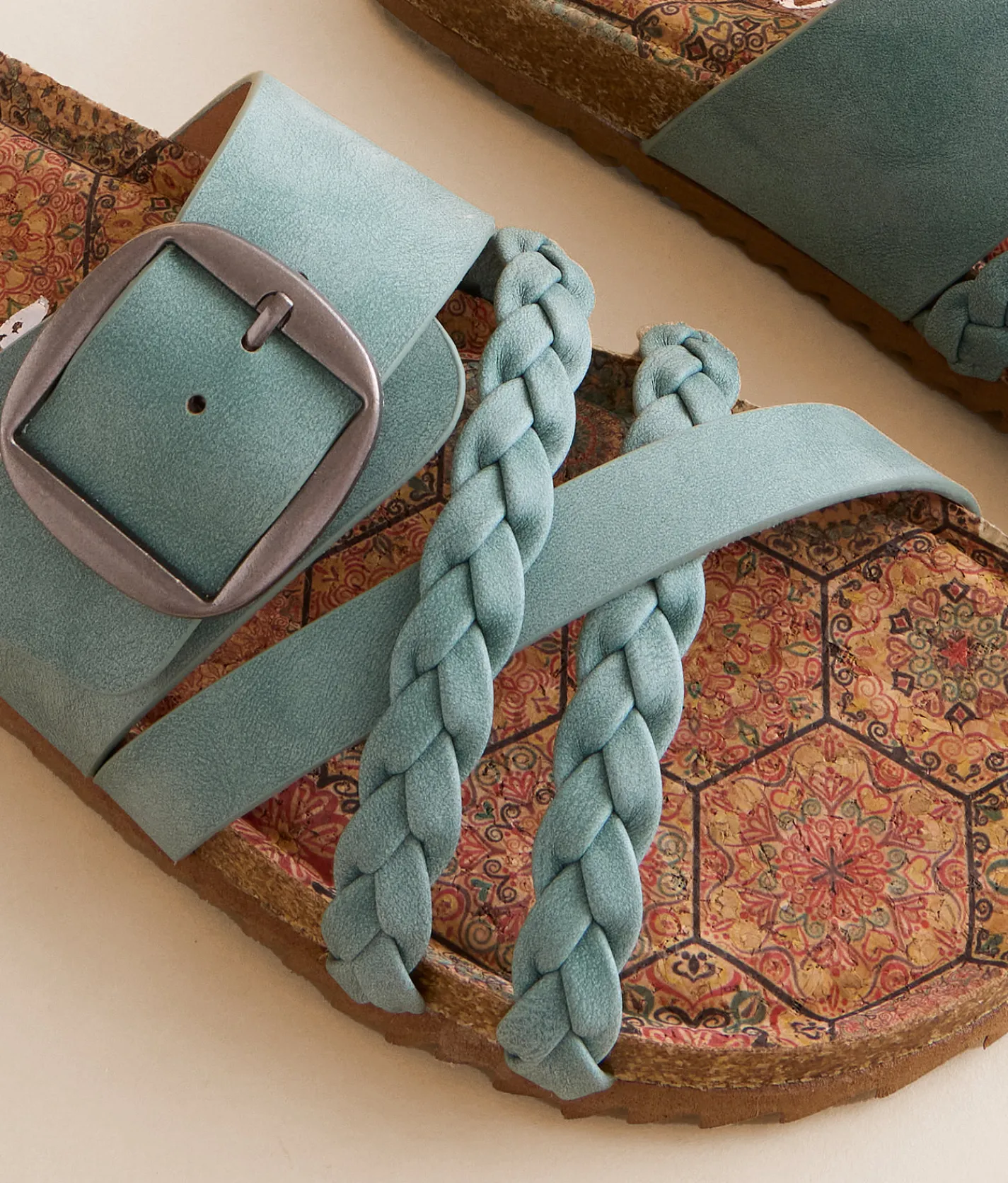 Very G Nora Strappy Sandal Turquoise
