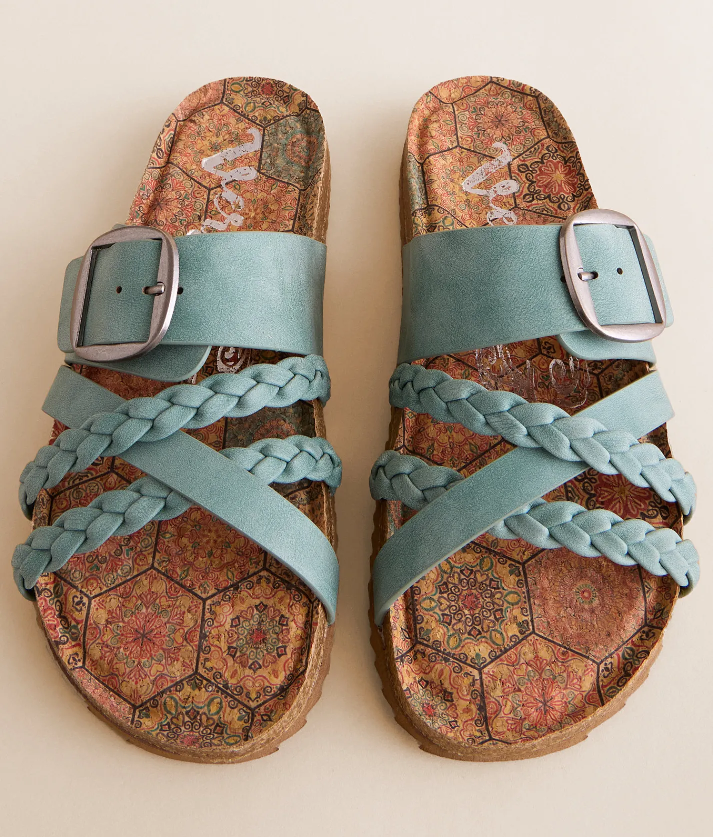 Very G Nora Strappy Sandal Turquoise