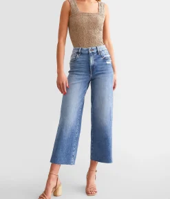 Jeans|Bottoms | HIDDEN Nori Cropped Wide Leg Jean Dark