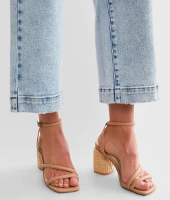 HIDDEN Nori Cropped Wide Leg Jean Light Clearance