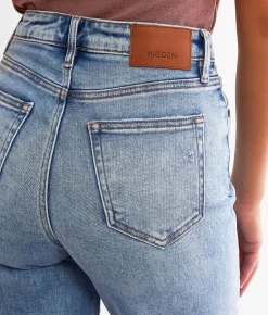 Jeans|Bottoms | HIDDEN Nori Cropped Wide Leg Stretch Jean Light