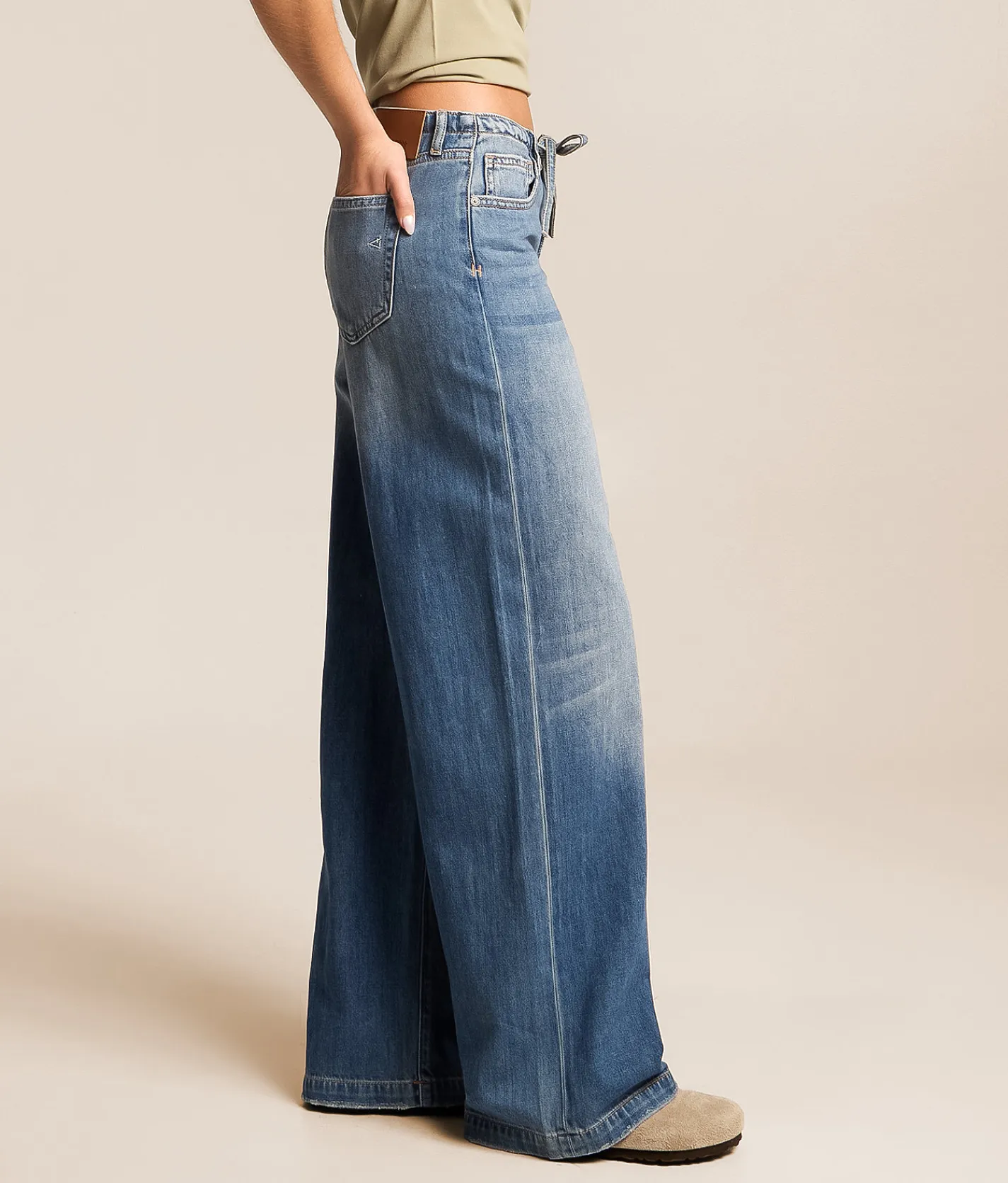 Jeans | HIDDEN Nori Wide Leg Jean Seal Rocks