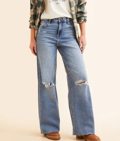 Jeans | HIDDEN Nori Wide Leg Stretch Jean Dark