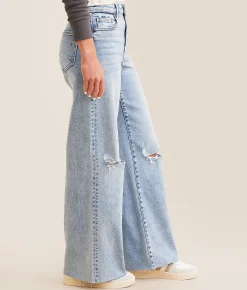 Jeans|Bottoms | HIDDEN Nori Wide Leg Stretch Jean Light