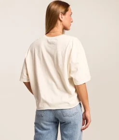 Tops | Goodie Two Sleeves Nothing Beats Bud Cropped T-Shirt Natural