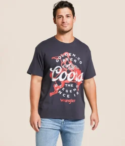 Tops|Graphic T-Shirts | Wrangler® x Coors® Not My First Banquet T-Shirt Washed Black
