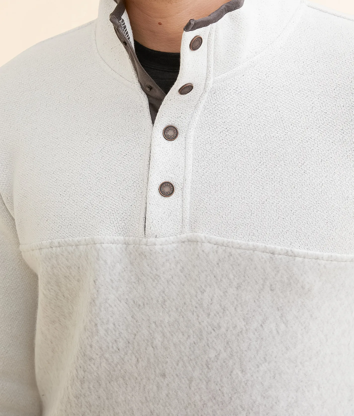 Outpost Makers Noxville Quarter Snap Pullover Volcanic Ash Outlet