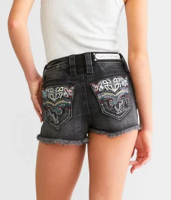 Bottoms|Shorts | Rock Revival Nuri Mid-Rise Stretch Short Nuri MH209