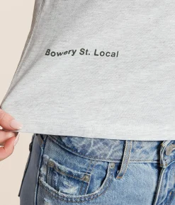 Tops | Modish Rebel NYC Lower East Side T-Shirt Heather Grey