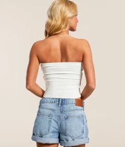 Tops | FITZ + EDDI NYC Tube Top White