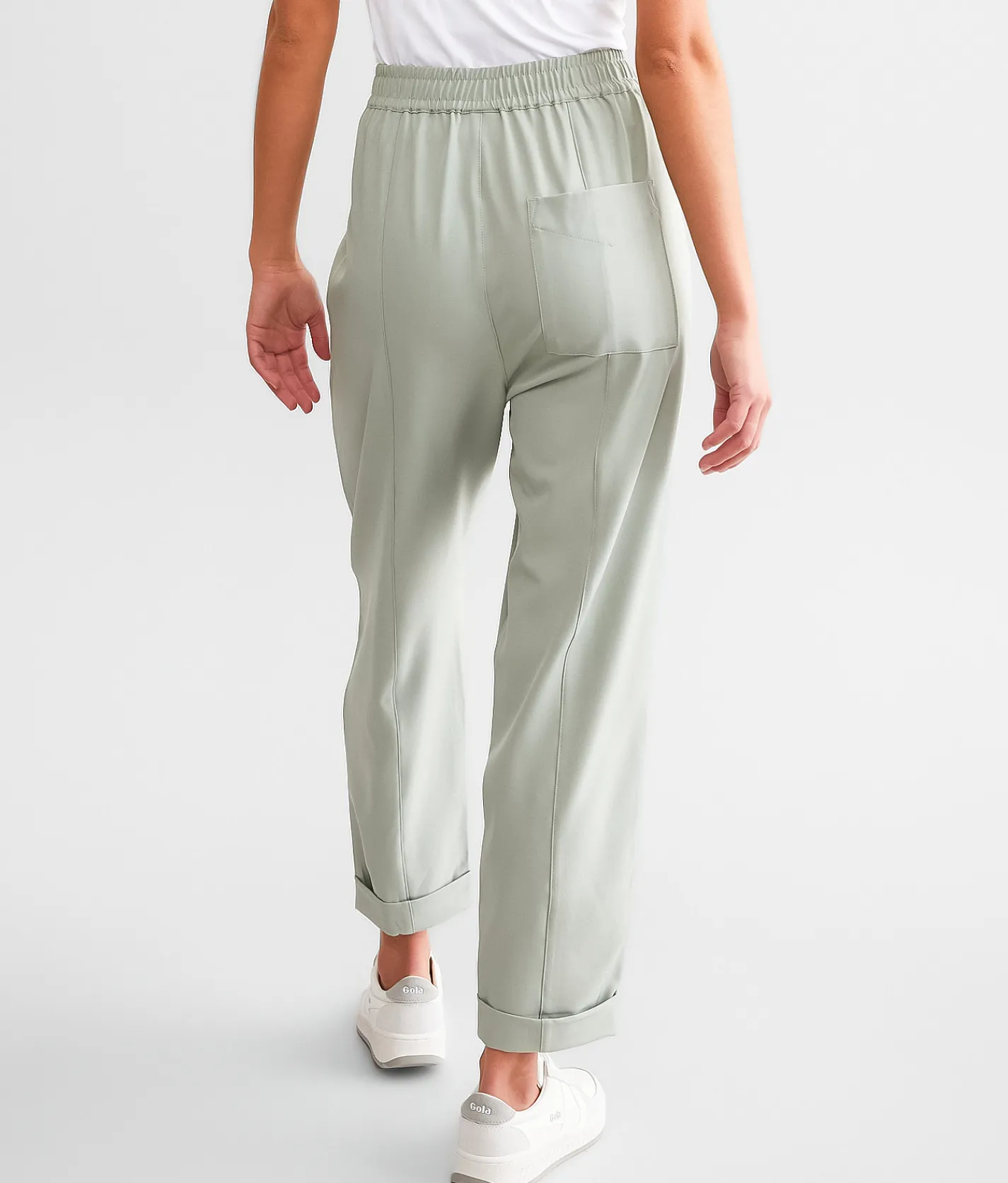 Varley Oakland Turn-Up Taper Stretch Pant Cool Sage Sale