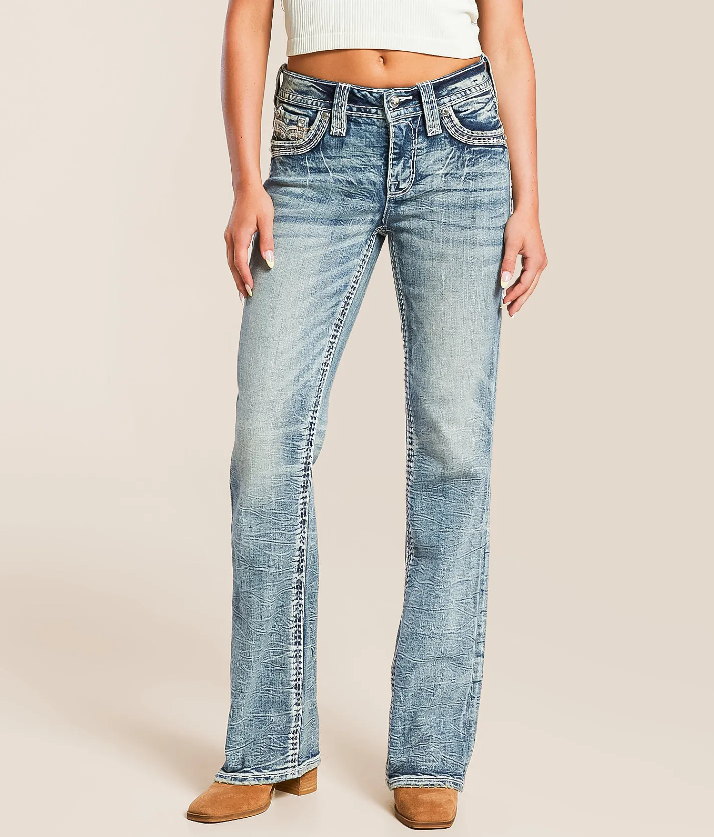 Jeans|Bottoms | Rock Revival Oaklynn Universal Boot Stretch Jean Oaklynn NB204