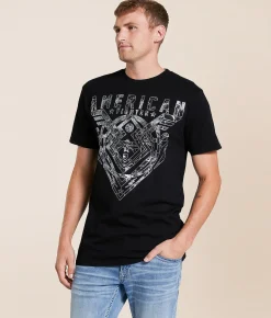 Tops|Graphic T-Shirts | American Fighter Oakview T-Shirt Black