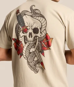Affliction Obsidian Strike T-Shirt Peyote Pigment Dye Outlet