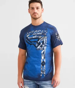 Graphic T-Shirts | American Fighter Oceanport T-Shirt Palace Blue Limoges