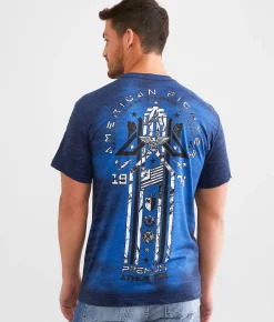 Graphic T-Shirts | American Fighter Oceanport T-Shirt Palace Blue Limoges