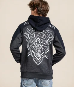 American Fighter Oceanside Hooded Sweatshirt Black Mass Hot