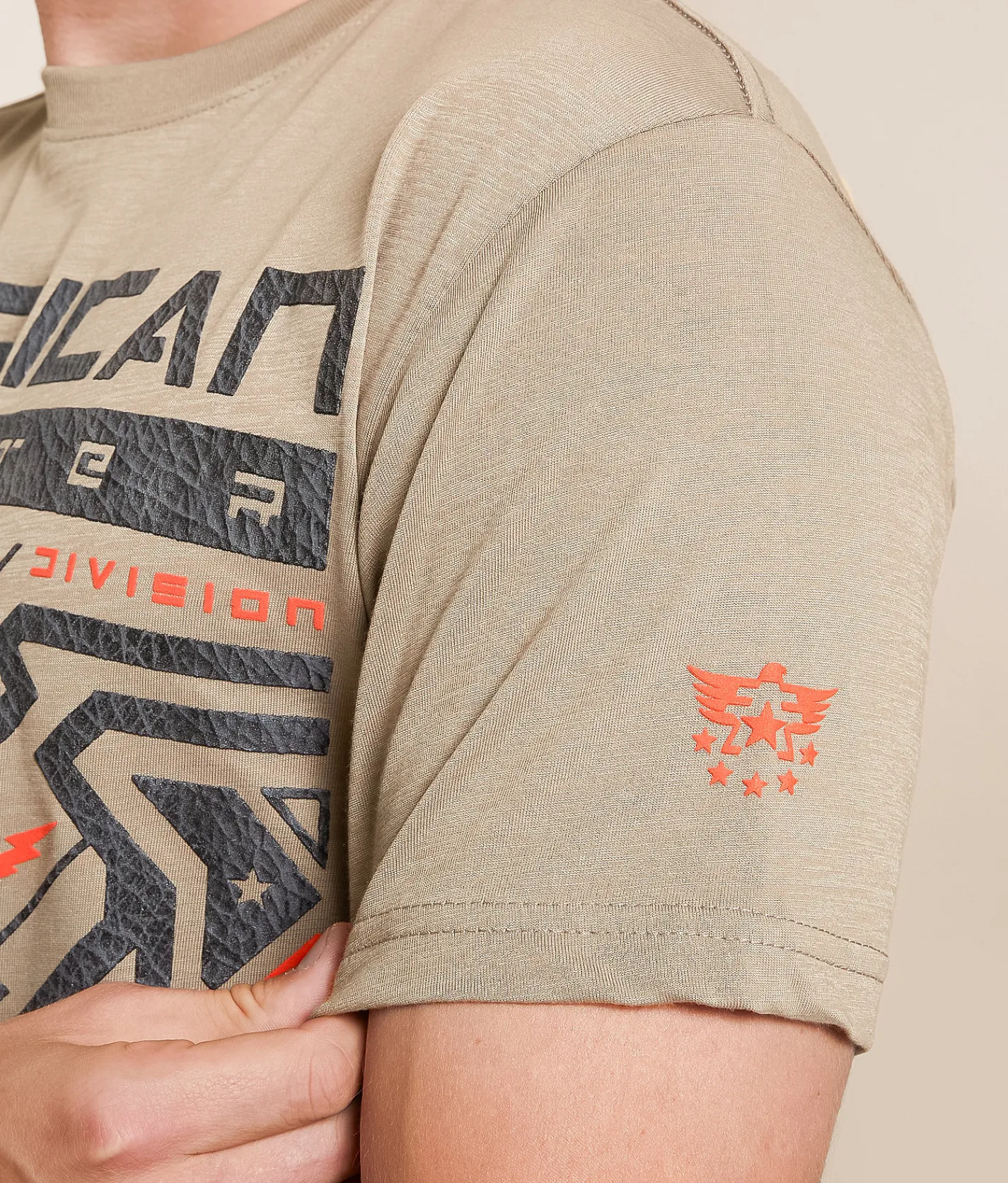 American Fighter Oceanside T-Shirt Desert Taupe Discount