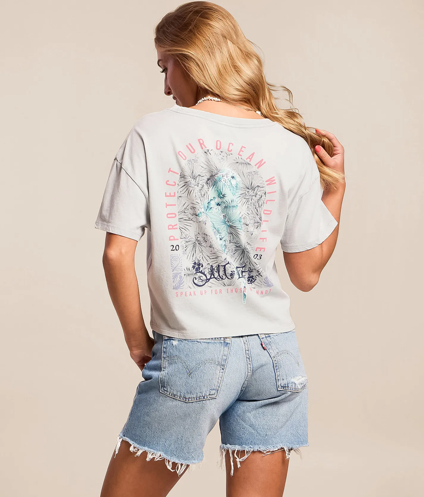 Tops | Salt Life Ocean Wild T-Shirt Mist