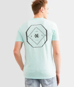 Graphic T-Shirts|Activewear | Hurley Octa T-Shirt White Blue Radiance