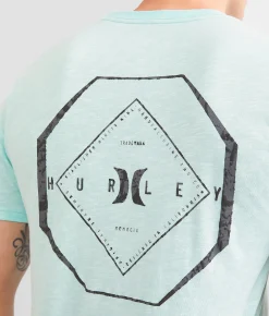 Graphic T-Shirts|Activewear | Hurley Octa T-Shirt White Blue Radiance